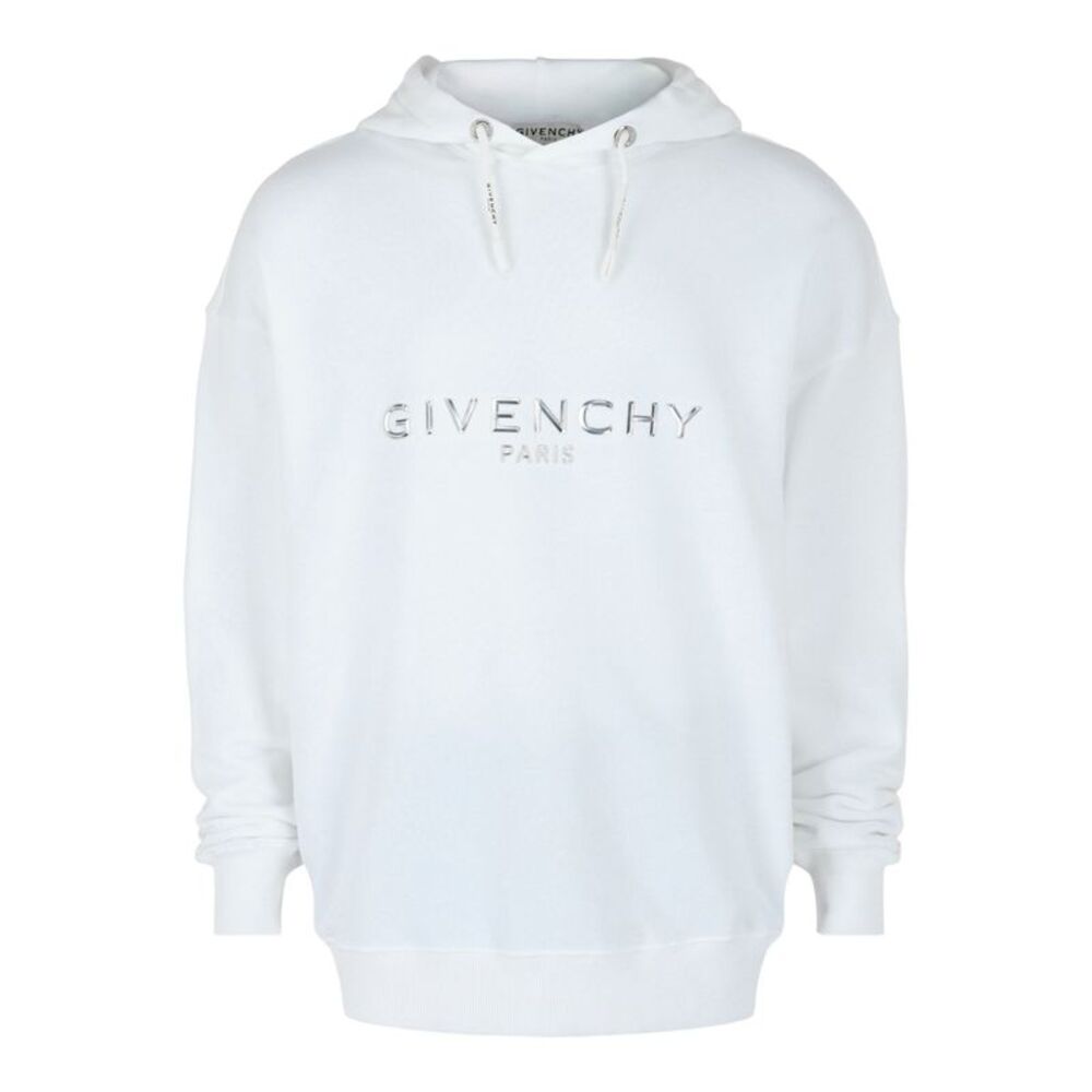 Givenchy Logo Graphic Hoodie White Mens - Picture 1 of 3
